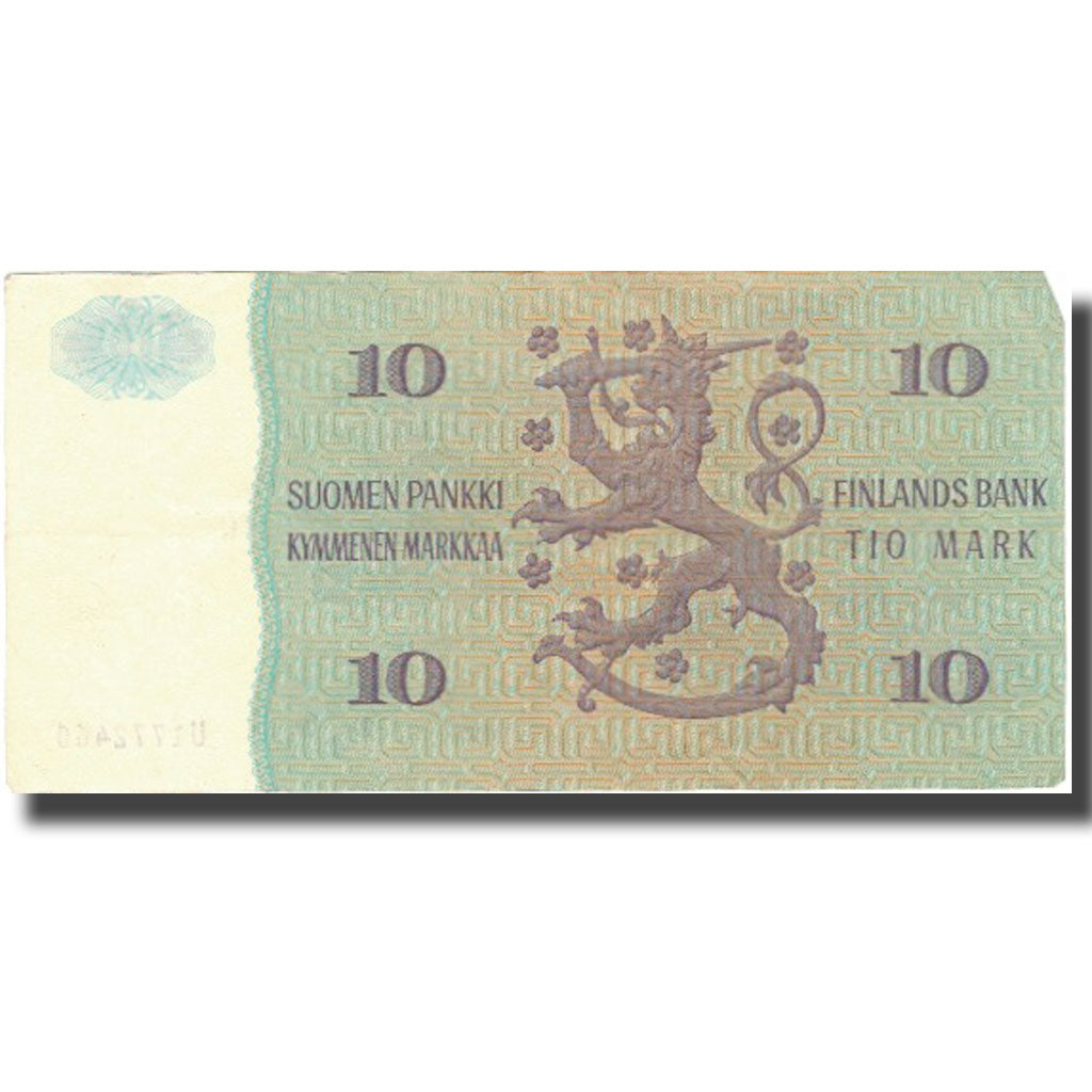 Banknote, Finland, 10 Markkaa, 1980, 1980, KM:100a, VF(20-25)