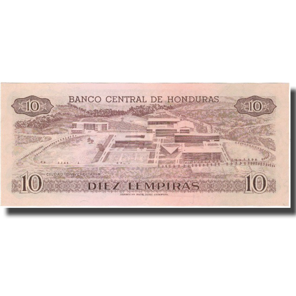 Banknote, Honduras, 10 Lempiras, 1979, 1979-05-10, KM:64a, UNC(65-70)