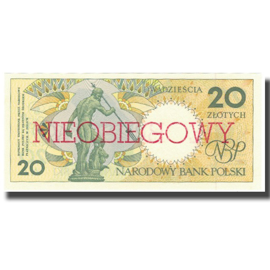 Banknote, Poland, 20 Zlotych, 1990, 1990-03-01, KM:168a, UNC(65-70)