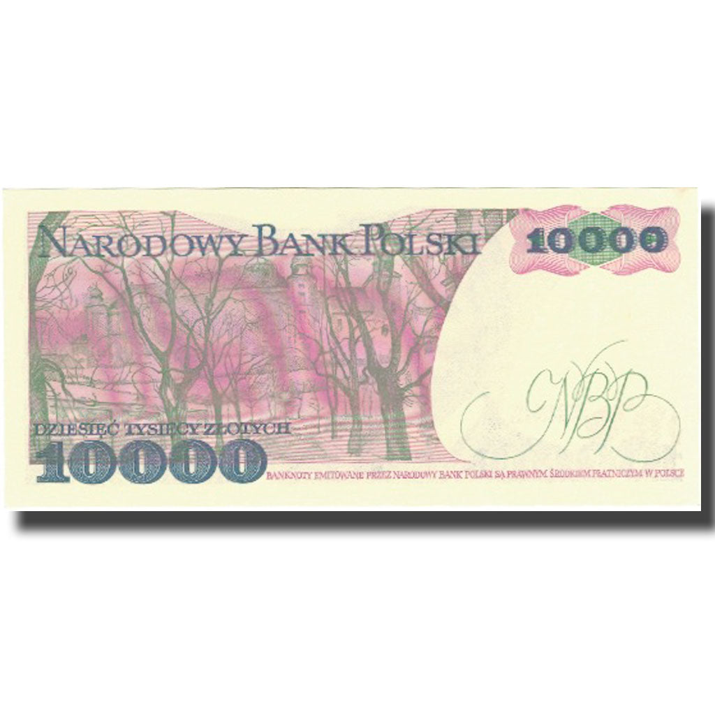 Banknote, Poland, 10,000 Zlotych, 1988, 1988-12-01, KM:151b, AU(55-58)