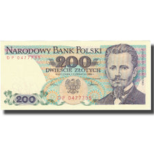 Banknote, Poland, 200 Zlotych, 1986, 1982-06-01, KM:144c, UNC(65-70)