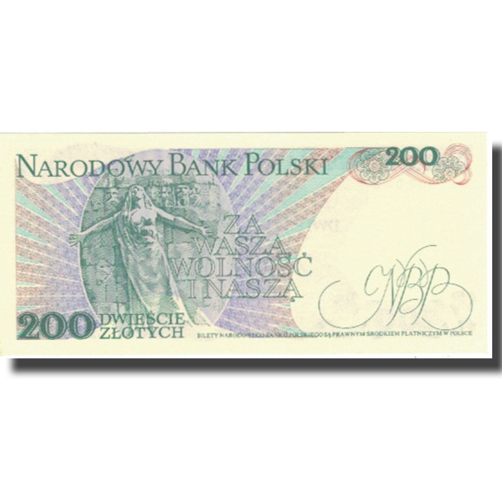 Banconote, Polonia, 200 Zlotych, 1986, 1982-06-01, KM:144c, FDS