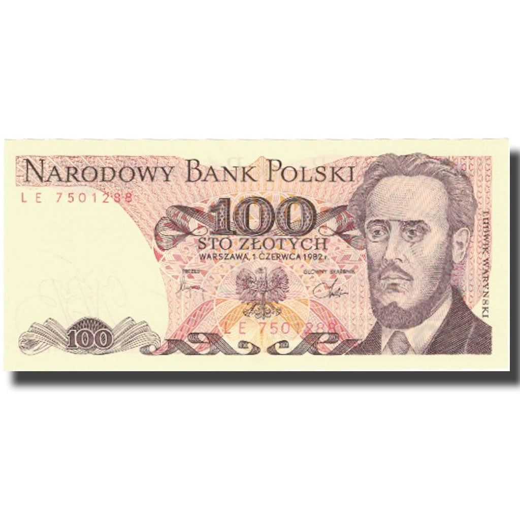 Banknote, Poland, 100 Zlotych, 1982, 1982-06-01, KM:143d, UNC(64)