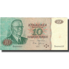 Banconote, Finlandia, 10 Markkaa, 1980, 1980, KM:100a, MB