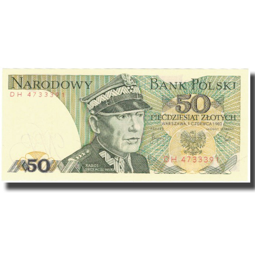 Banknote, Poland, 50 Zlotych, 1982, 1982-06-01, KM:142b, UNC(65-70)