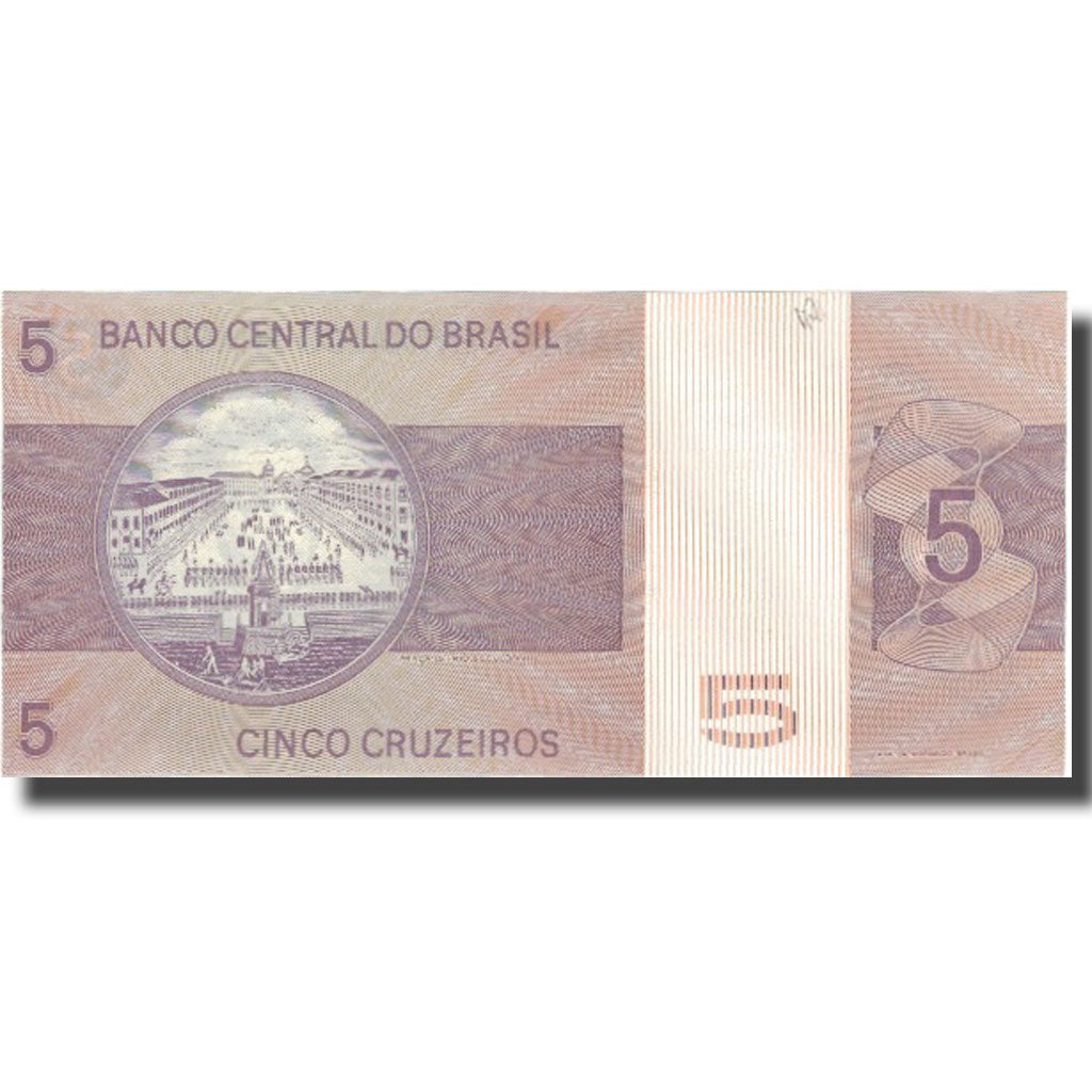 Nota, Brasil, 5 Cruzeiros, UNDATED (1970-80), KM:192b, AU(55-58)