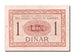 Billet, Yougoslavie, 1 Dinar, SUP