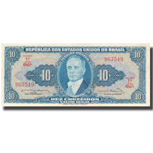 Banknote, Brazil, 10 Cruzeiros, ND(1961-1963), KM:167b, UNC(65-70)