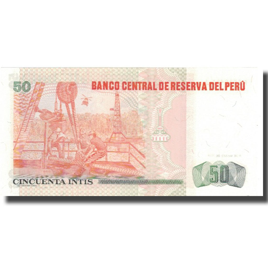 Banknote, Peru, 100 Intis, 1986, 1986-03-06, KM:132a, UNC(63)