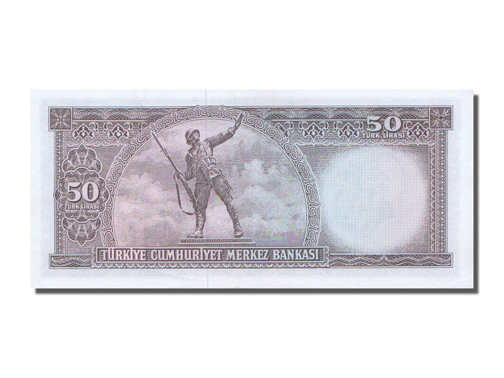 Turkey, 50 Lira, 1971, KM #187Aa, 1971-08-02, UNC(63), O.68