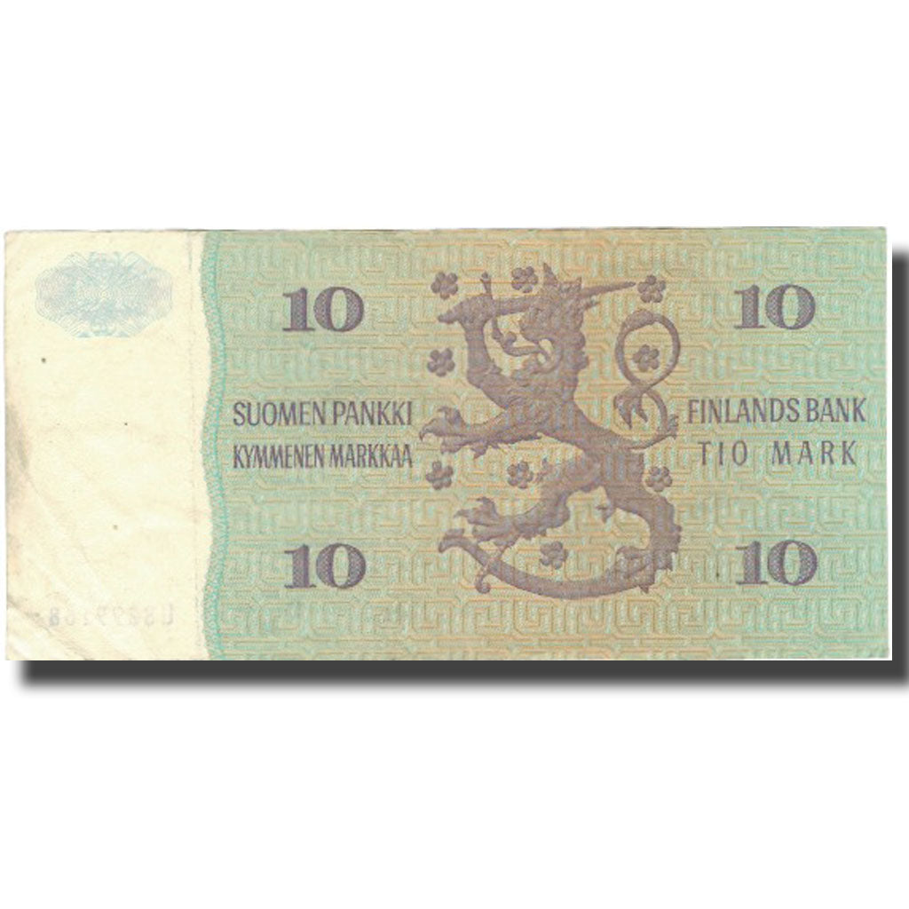 Banknote, Finland, 10 Markkaa, 1963, 1963, KM:100a, VF(20-25)