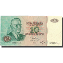 Billet, Finlande, 10 Markkaa, 1963, 1963, KM:100a, TTB
