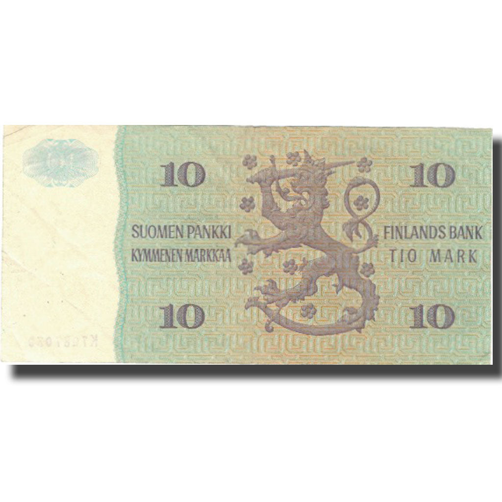 Banknote, Finland, 10 Markkaa, 1963, 1963, KM:100a, EF(40-45)