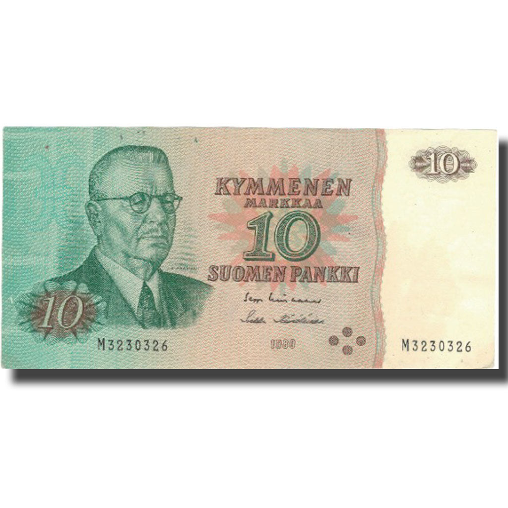 Banconote, Finlandia, 10 Markkaa, 1963, 1963, KM:100a, SPL-