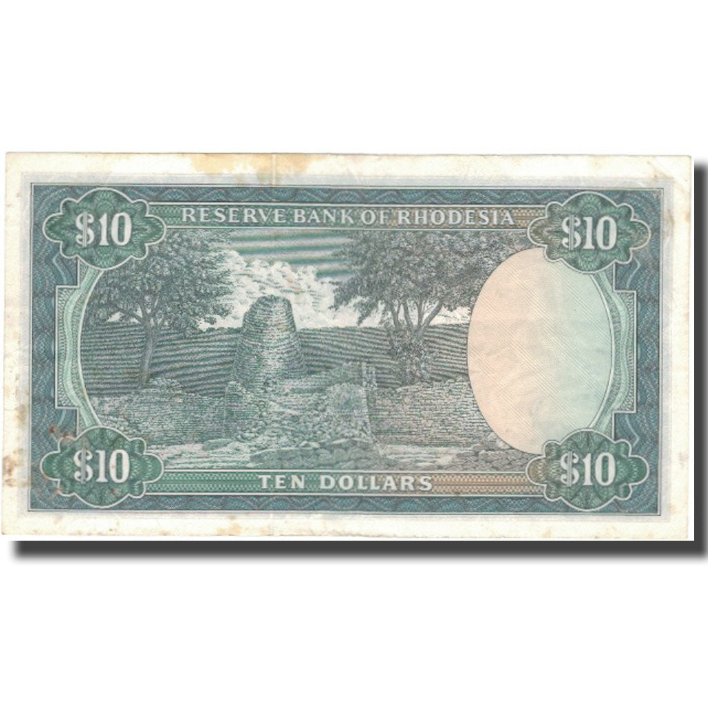 Banknote, Rhodesia, 10 Dollars, 1979, 1979-01-02, KM:33c, VF(30-35)