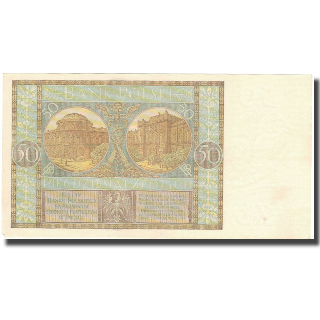 Banknote, Poland, 50 Zlotych, 1929, 1929-09-01, KM:71, UNC(60-62)