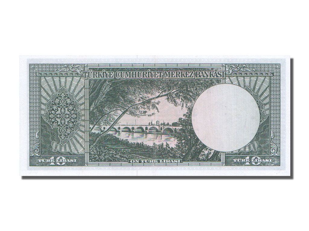 Turkey, 10 Lira, 1960, KM #161, 1960-04-25, UNC(63), A.42