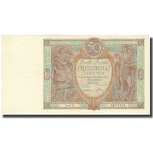 Banknote, Poland, 50 Zlotych, 1929, 1929-09-01, KM:71, AU(55-58)