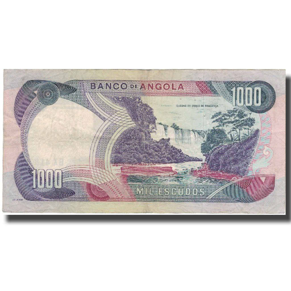 Nota, Angola, 1000 Escudos, 1972, 1972-11-24, KM:103, EF(40-45)