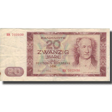 Banknote, Germany - Democratic Republic, 20 Mark, 1964, 1964, KM:24a, VF(30-35)
