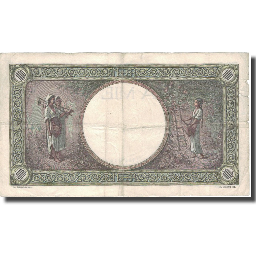 Banknote, Romania, 1000 Lei, 1938, 1940, KM:46, EF(40-45)
