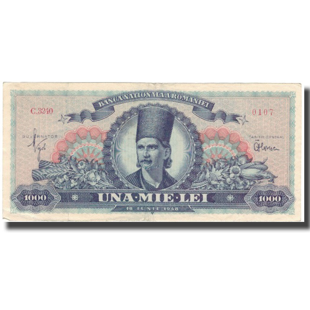 Banknote, Romania, 1000 Lei, 1948, 1948-06-18, KM:85a, VF(20-25)