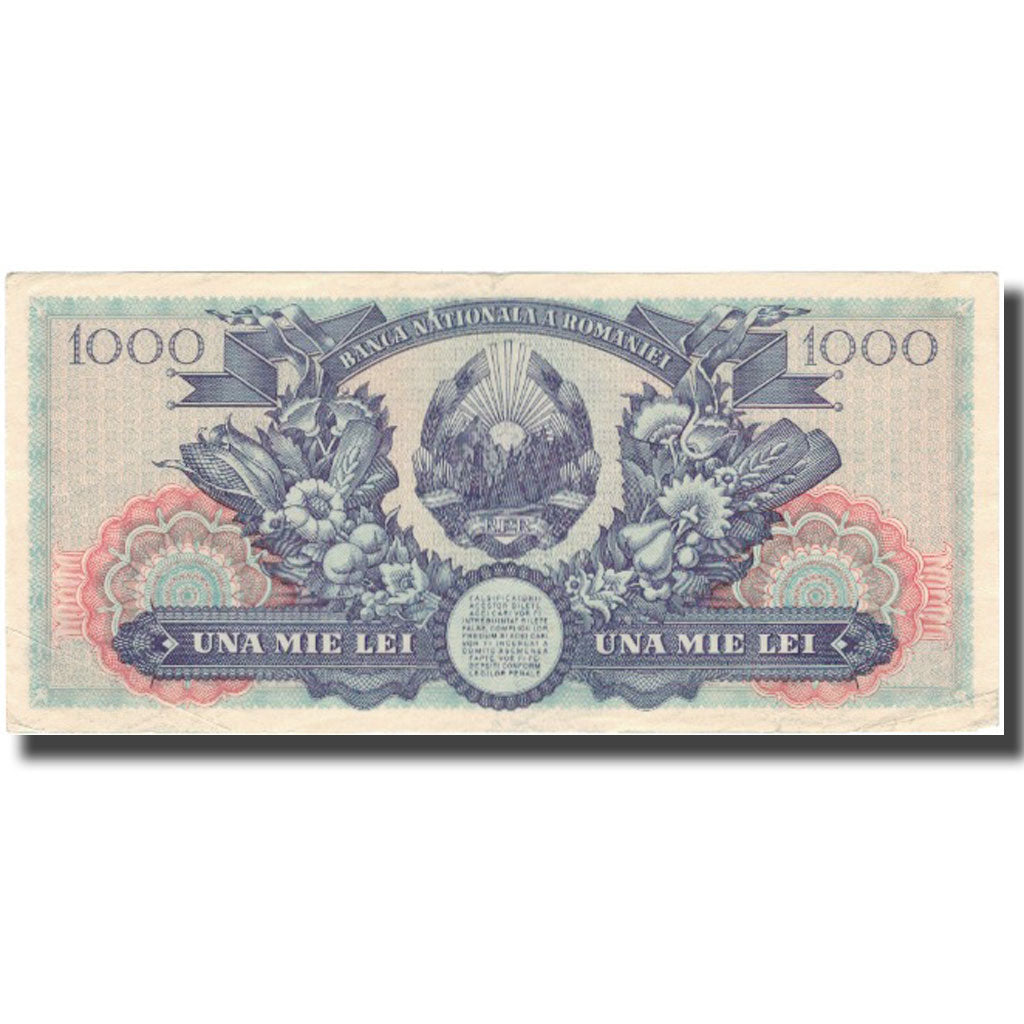 Banknote, Romania, 1000 Lei, 1948, 1948-06-18, KM:85a, VF(20-25)