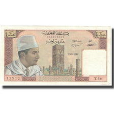 Banknote, Morocco, 10 Dirhams, 1969/AH1389, KM:54c, AU(55-58)