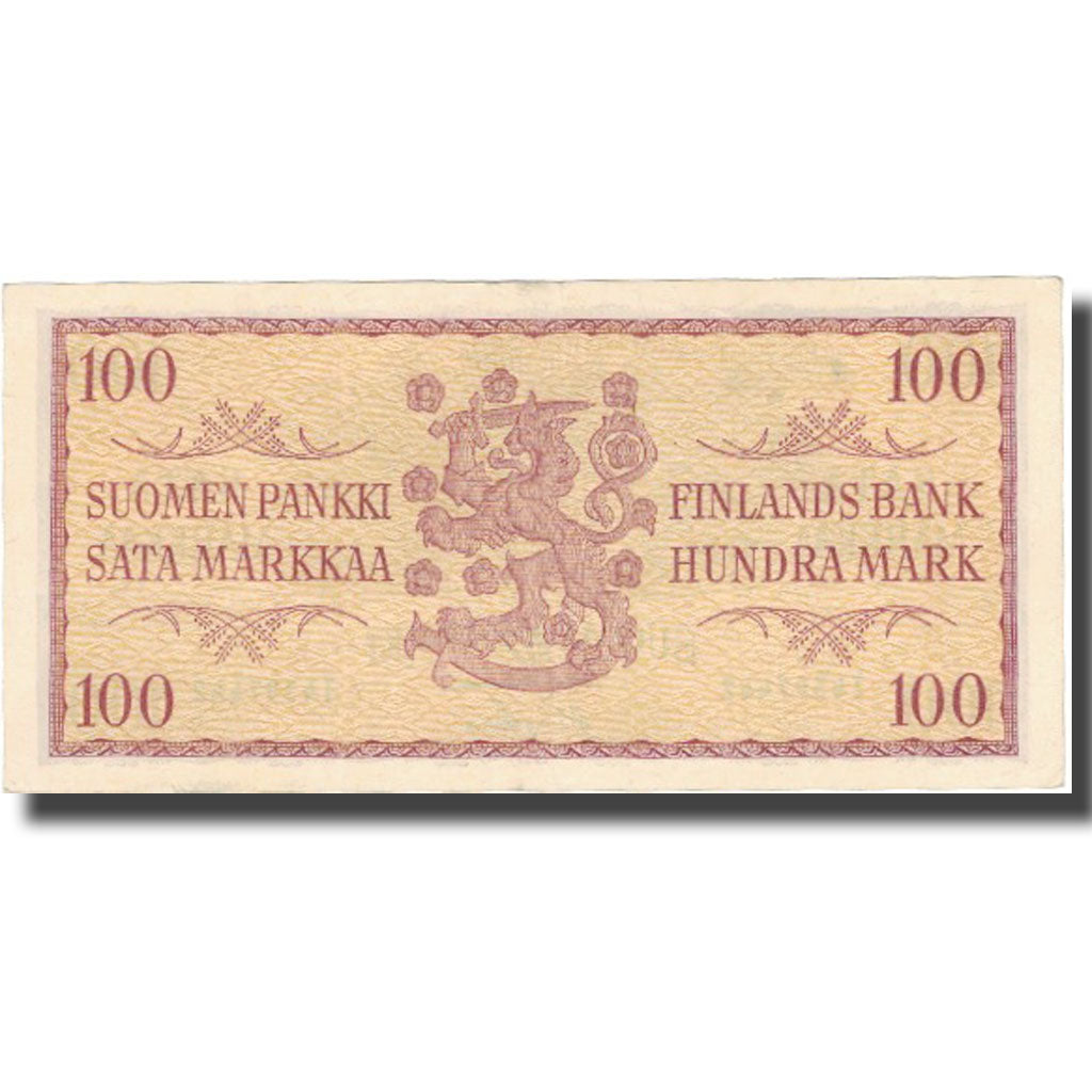 Banknote, Finland, 100 Markkaa, 1957, 1957, KM:97a, AU(50-53)