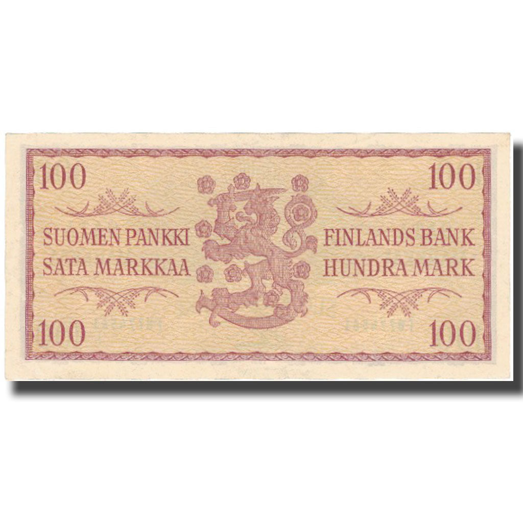 Billete, 100 Markkaa, 1957, Finlandia, 1957, KM:97a, EBC