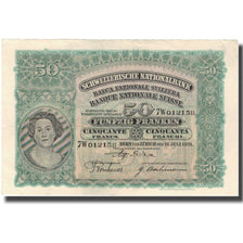 Banknote, Switzerland, 50 Franken, 1931, 1931-07-21, KM:34f, AU(50-53)