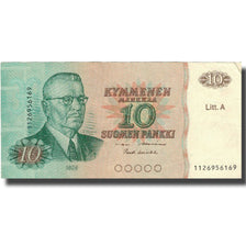 Banknote, Finland, 10 Markkaa, 1980, 1980, KM:112a, VF(20-25)