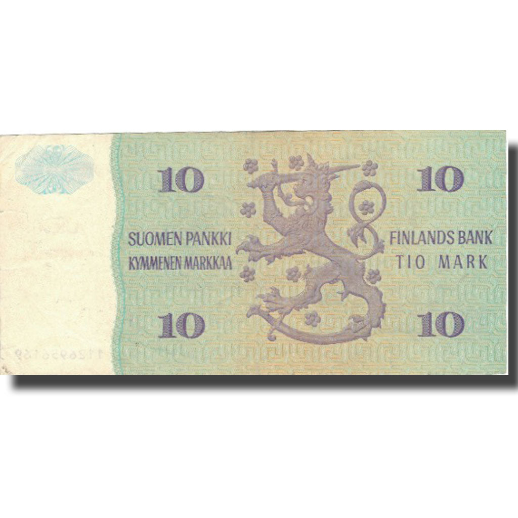 Banknote, Finland, 10 Markkaa, 1980, 1980, KM:112a, VF(20-25)