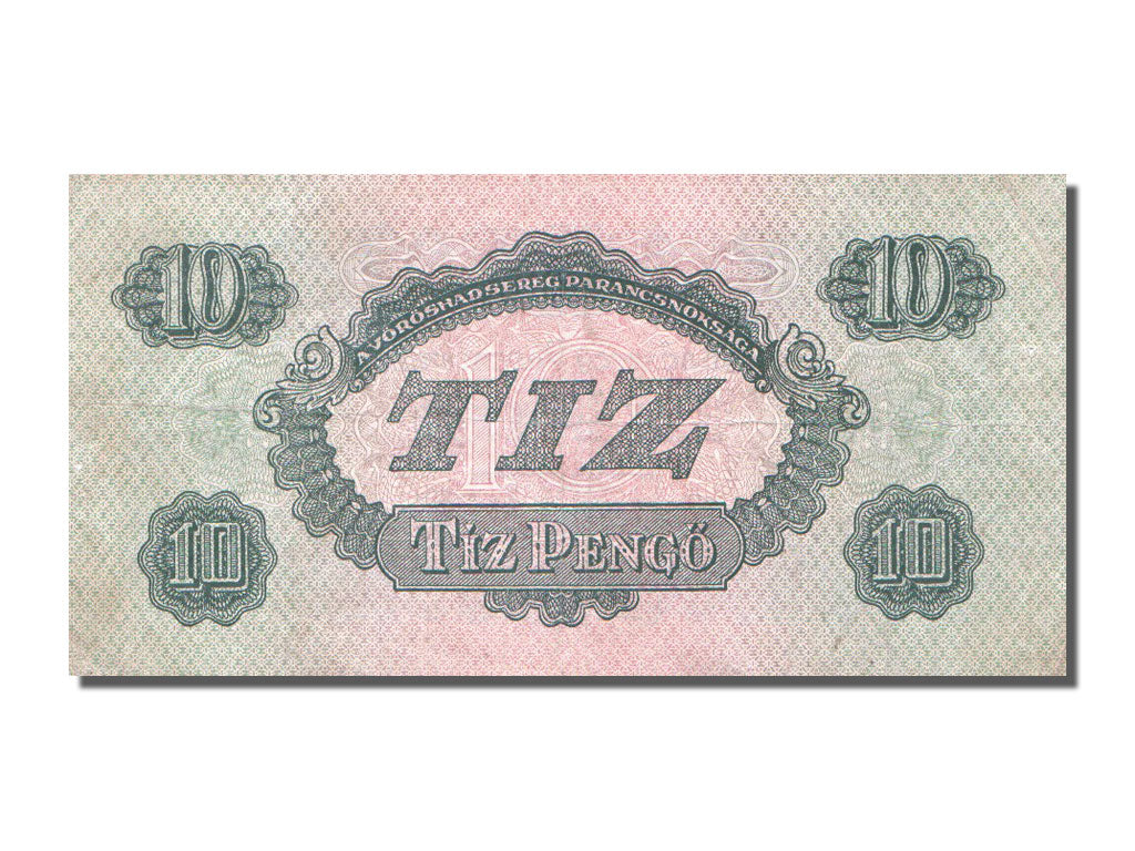 Hungary, 10 Pengö, 1944, KM #M5, AU(55-58), CH.121407