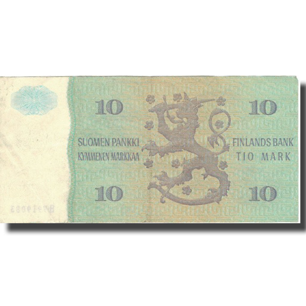Banknote, Finland, 10 Markkaa, 1980, 1980, KM:100a, AU(55-58)