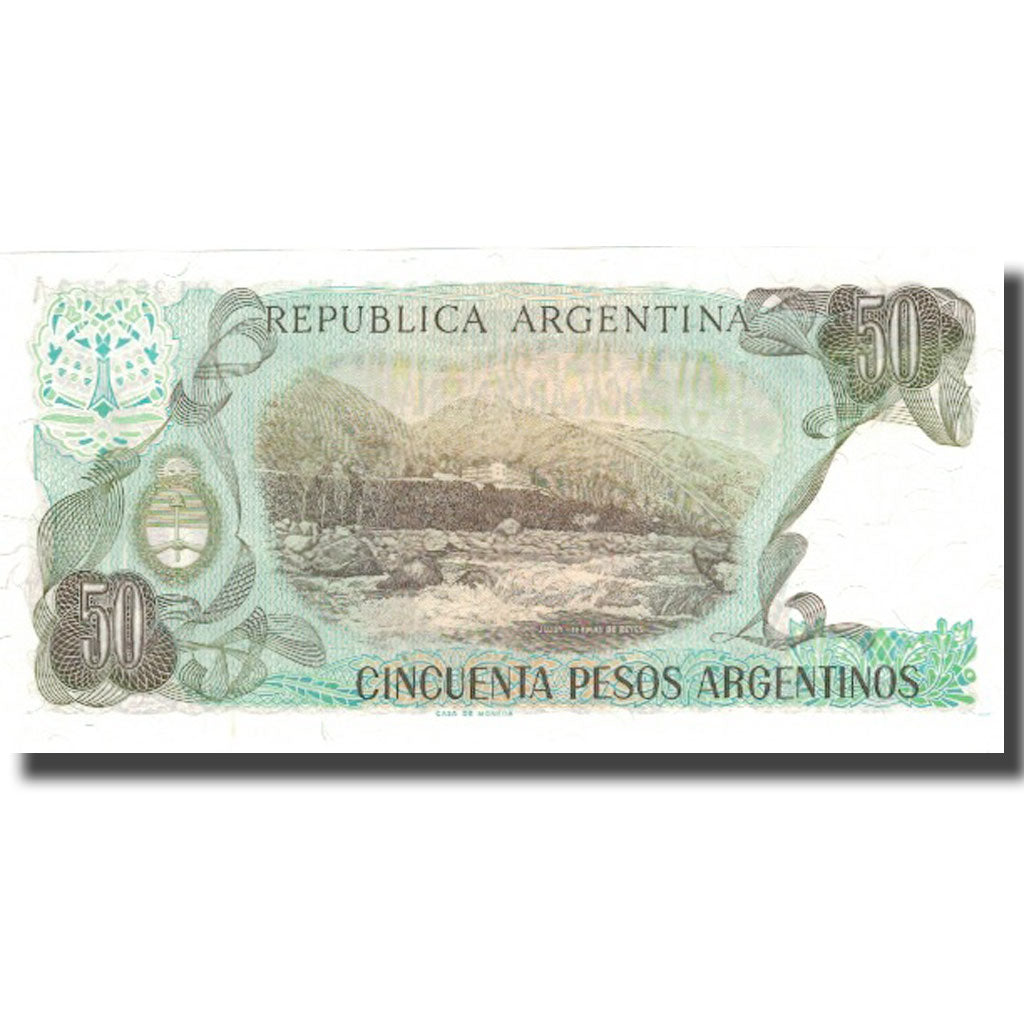 Billet, Argentine, 50 Pesos Argentinos, Undated (1983-85), KM:314a, SPL+