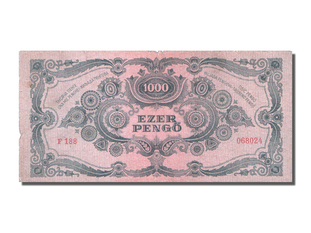 Hungary, 1000 Pengö, 1945, KM #118a, 1945-07-15, EF(40-45), F.188