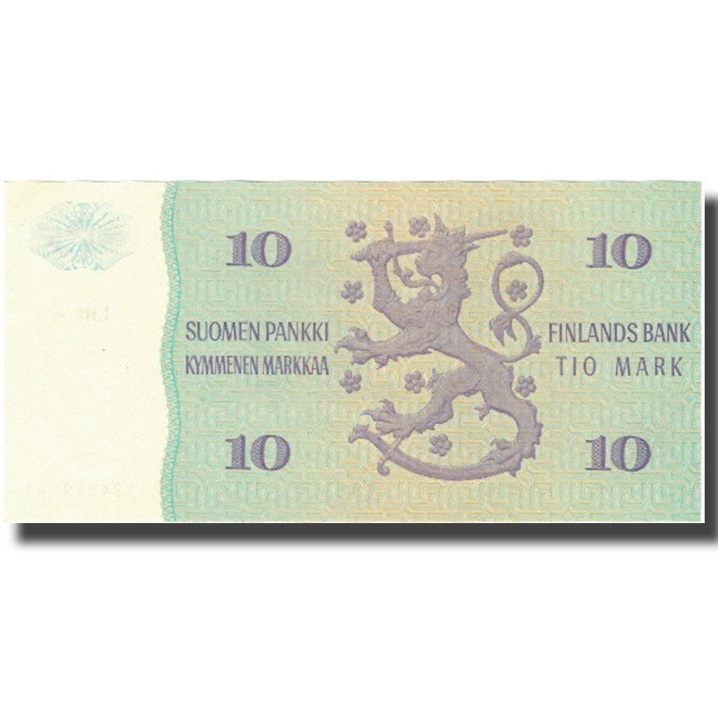 Banknote, Finland, 10 Markkaa, 1980, 1980, KM:104a, AU(55-58)