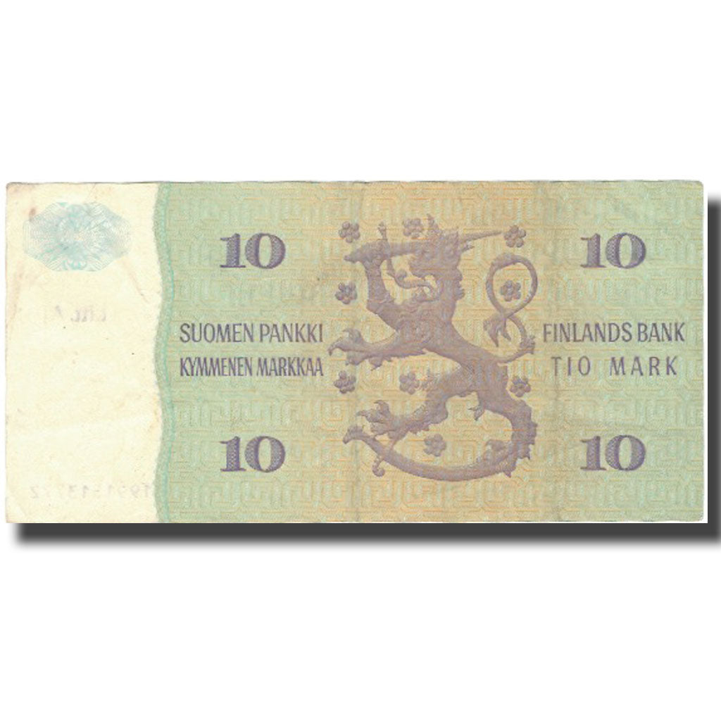 Banknote, Finland, 10 Markkaa, 1980, 1980, KM:104a, VF(30-35)