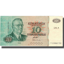 Banknote, Finland, 10 Markkaa, 1980, 1980, KM:104a, VF(30-35)