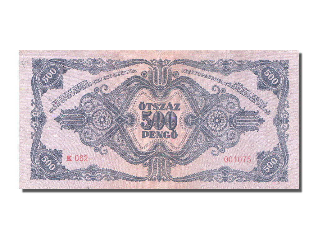 Banknote, Hungary, 500 Pengö, 1945, 1945-05-15, AU(55-58)