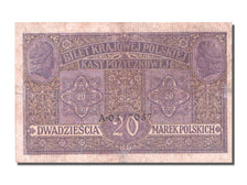 Poland, 20 Marek, 1917, KM #14, VF(20-25), A.0477037