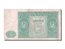 Poland, 2 Zlote, 1946, KM #124, 1946-05-15, VF(20-25)