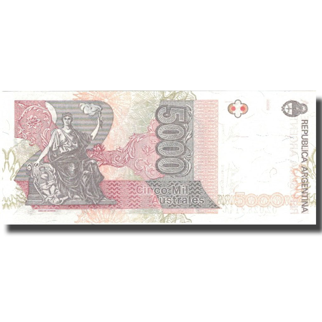 Banknote, Argentina, 5000 Australes, Undated (1989-91), KM:330e, UNC(64)