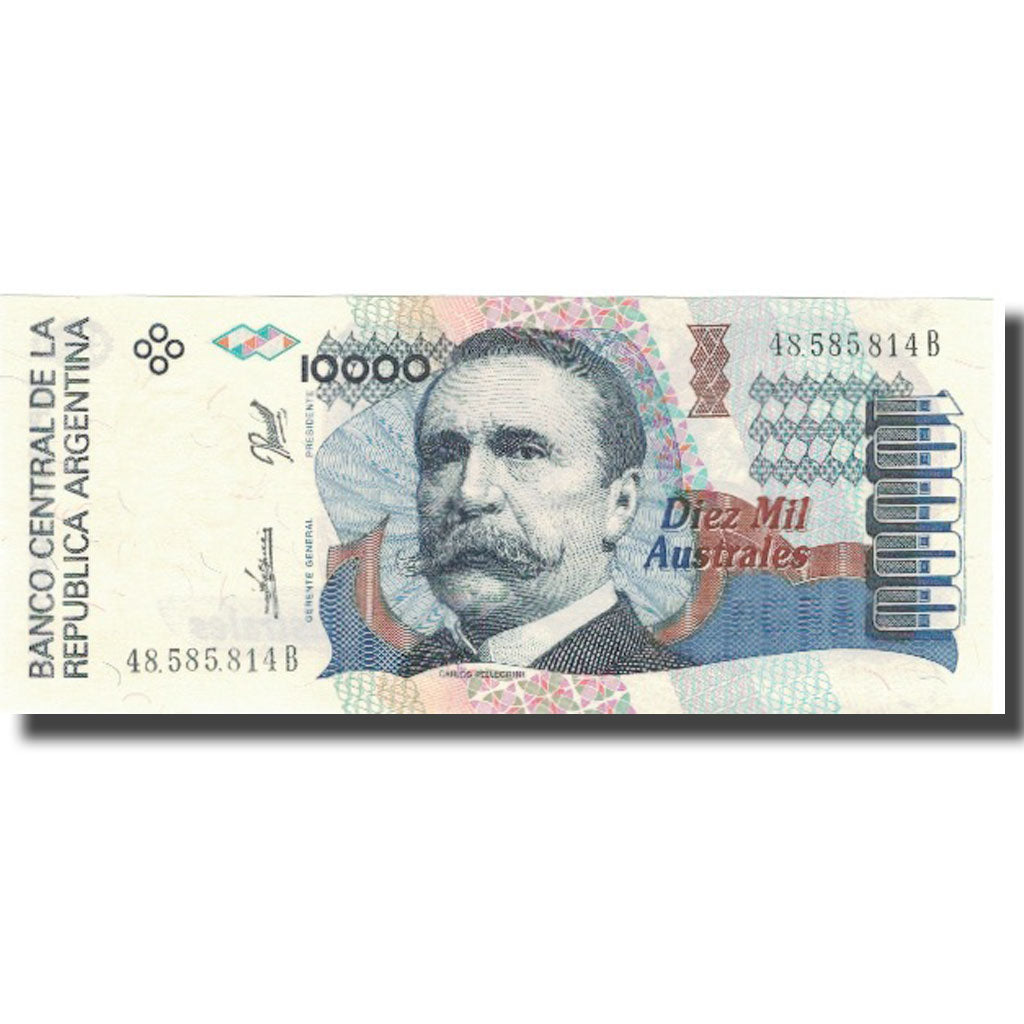 Banknote, Argentina, 10,000 Australes, Undated (1989-91), KM:334a, UNC(65-70)
