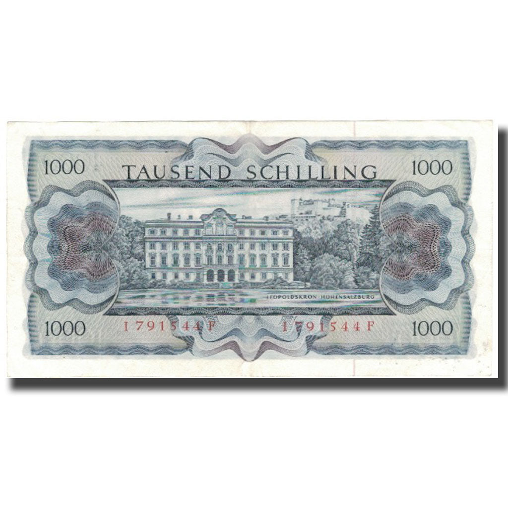Banknote, Austria, 1000 Schilling, 1966, 1966-07-01, KM:147a, AU(50-53)