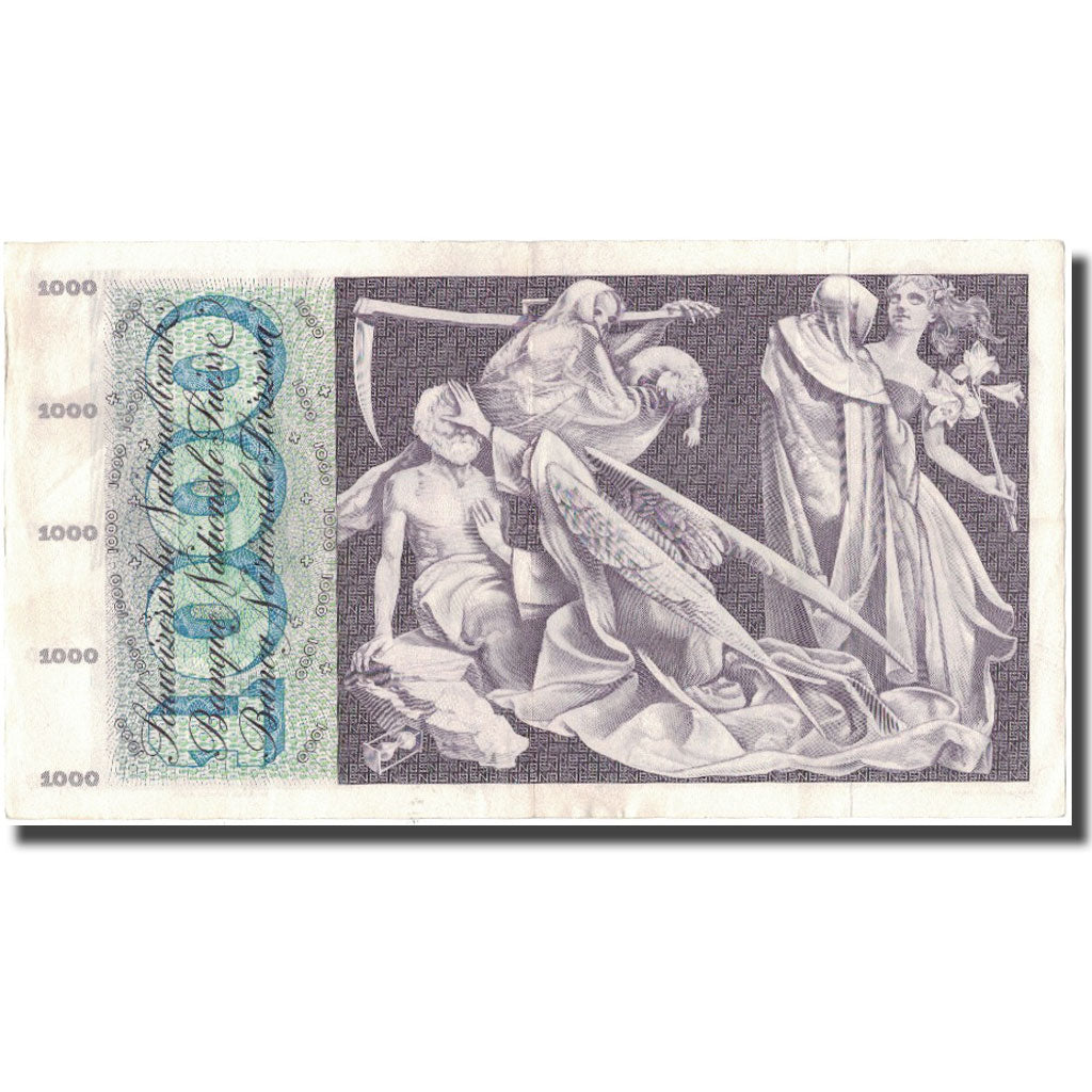 Geldschein, Schweiz, 1000 Franken, 1954, 1954-09-30, KM:52a, SS