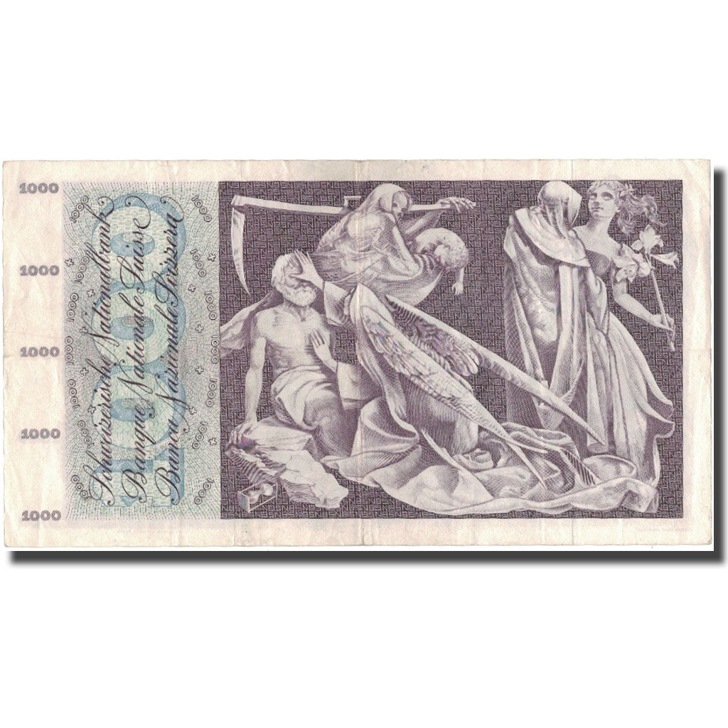 Banknote, Switzerland, 1000 Franken, 1971, 1971-02-10, KM:52i, VF(30-35)