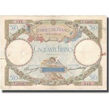 Francja, 50 Francs, Luc Olivier Merson, 1933, 1933-04-27, VF(20-25)