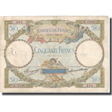 France, 50 Francs, Luc Olivier Merson, 1933, 1933-01-26, VF(20-25)
